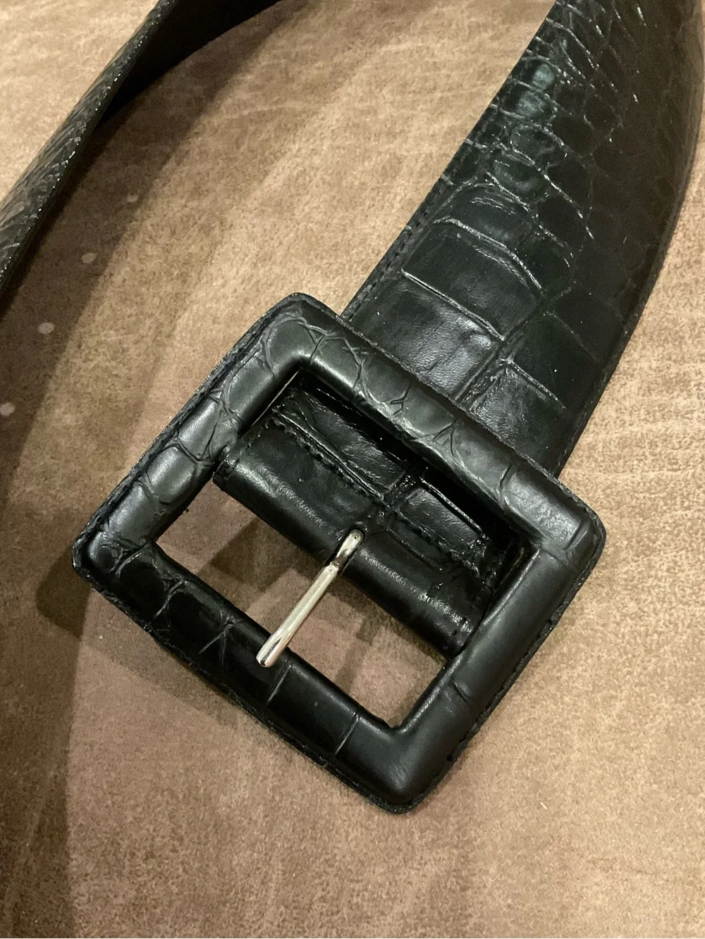 Carlisle black crocodile